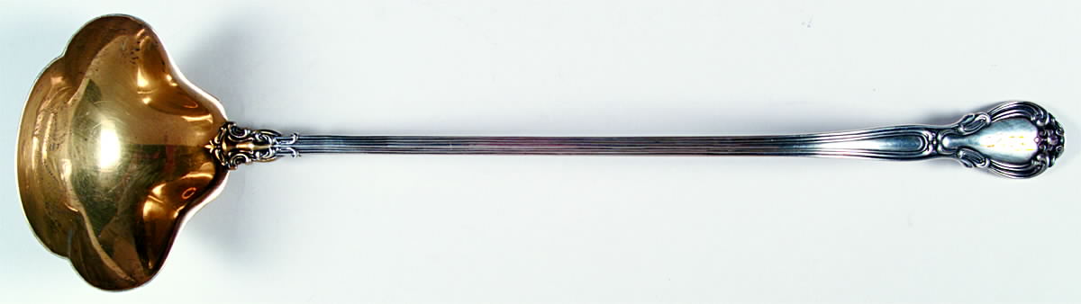 Chantilly (Sterling, 1895, Lion-Anchor-G, No Mono) Punch Ladle Solid Piece by Gorham Silver-1