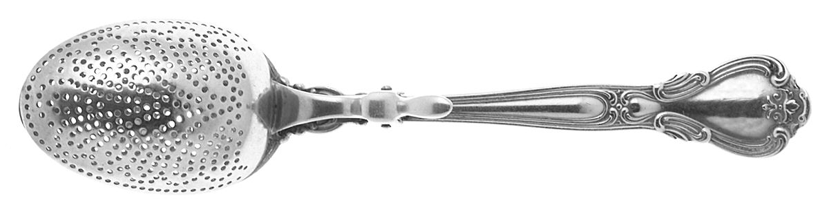 Chantilly (Sterling, 1895, Lion-Anchor-G, No Mono) Solid Individual Tea Ball Spoon by Gorham Silver-1