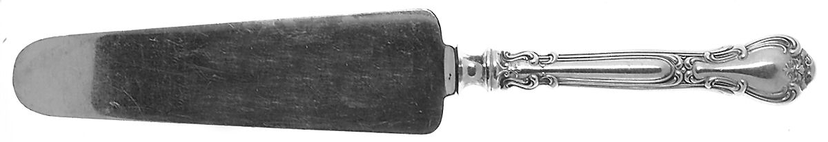 Chantilly (Sterling, 1895, Lion-Anchor-G, No Mono) Cake Knife with Silverplate Blade by Gorham Silver-1