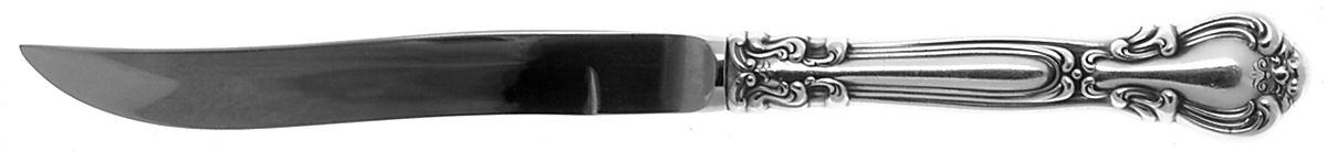 Chantilly (Sterling, 1895, Lion-Anchor-G, No Mono) Individual Steak Knife w/Bevel Blade by Gorham Silver-1