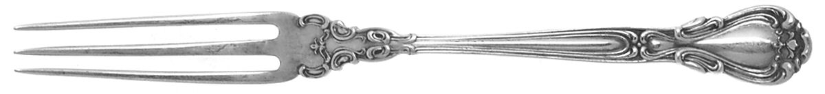 Chantilly (Sterling, 1895, Lion-Anchor-G, No Mono) Strawberry Fork by Gorham Silver-1