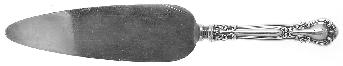 Chantilly (Sterling, 1895, Lion-Anchor-G, No Mono) Cake Knife with Silverplate Blade by Gorham Silver-1