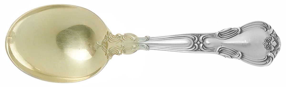 Chantilly (Sterling, 1895, Lion-Anchor-G, No Mono) Straight Handle Baby Spoon by Gorham Silver-1