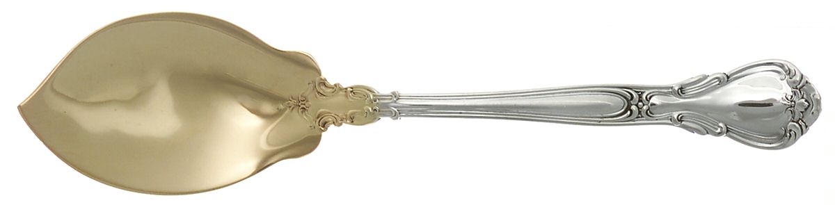 Chantilly (Sterling, 1895, Lion-Anchor-G, No Mono) Small Solid Jelly Server by Gorham Silver-1