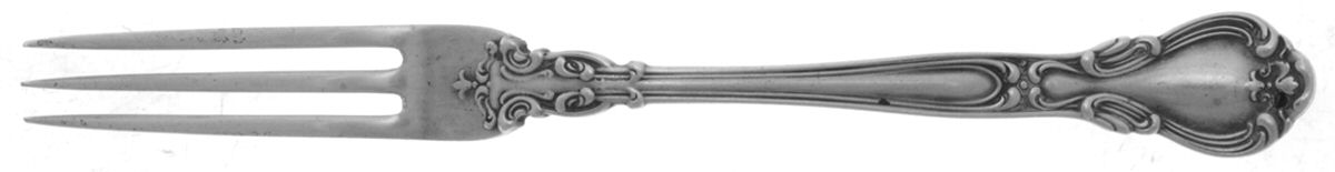 Chantilly (Sterling, 1895, Lion-Anchor-G, No Mono) Strawberry Fork by Gorham Silver-1