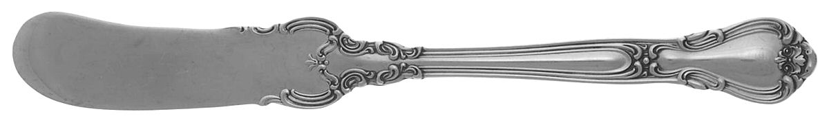 Chantilly (Sterling, 1895, Lion-Anchor-G, No Mono) Flat Handle Butter Spreader by Gorham Silver-1