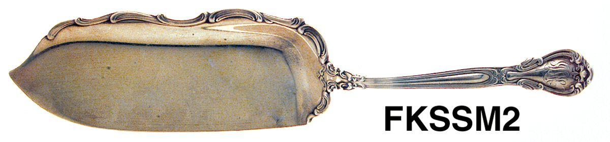Chantilly (Sterling, 1895, Lion-Anchor-G, No Mono) Small Solid Fish Serving Knife by Gorham Silver-1