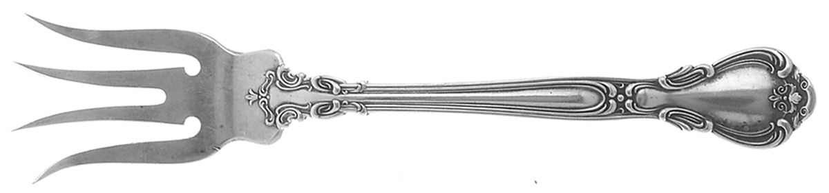 Chantilly (Sterling, 1895, Lion-Anchor-G, No Mono) Medium Chipped Beef Fork by Gorham Silver-1