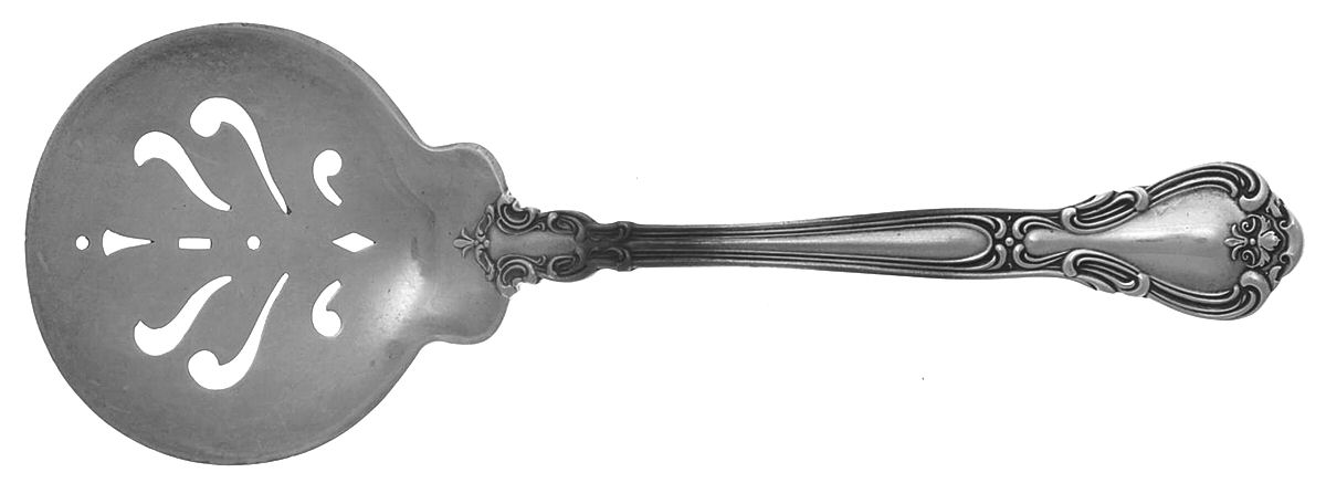 Chantilly (Sterling, 1895, Lion-Anchor-G, No Mono) Small Cucumber/Tomato Server by Gorham Silver-1