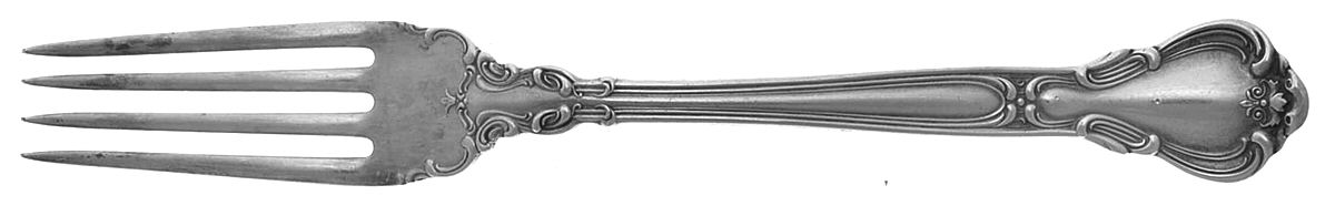 Chantilly (Sterling, 1895, Lion-Anchor-G, No Mono) Fork by Gorham Silver-1