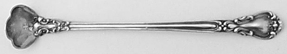 Chantilly (Sterling, 1895, Lion-Anchor-G, No Mono) Mustard Spoon by Gorham Silver-1