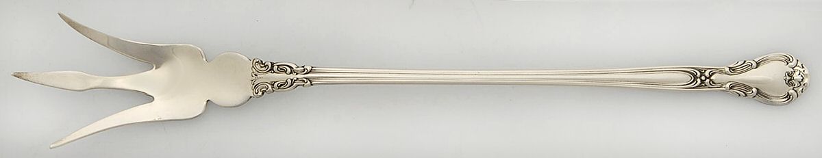 Chantilly (Sterling, 1895, Lion-Anchor-G, No Mono) Large Lettuce Serving Fork by Gorham Silver-1