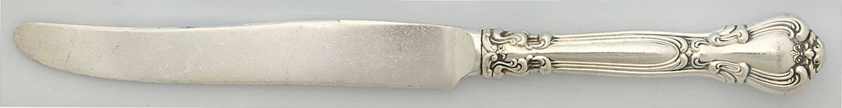 Chantilly (Sterling, 1895, Lion-Anchor-G, No Mono) New French Hollow Knife by Gorham Silver-1