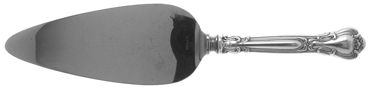 Chantilly (Sterling, 1895, Lion-Anchor-G, No Mono) Pie Server with Stainless Blade by Gorham Silver-1