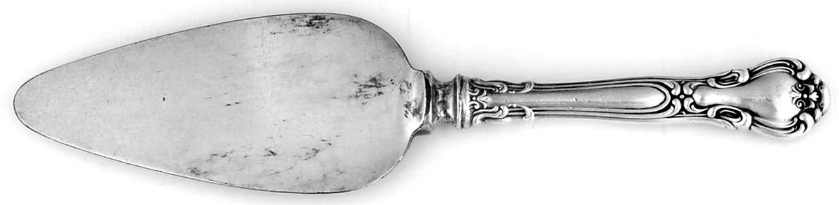 Chantilly (Sterling, 1895, Lion-Anchor-G, No Mono) Cheese Server with Silverplate Blade by Gorham Silver-1
