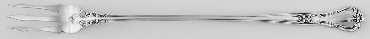 Chantilly (Sterling, 1895, Lion-Anchor-G, No Mono) Long Handle Pickle/Olive Fork by Gorham Silver-1
