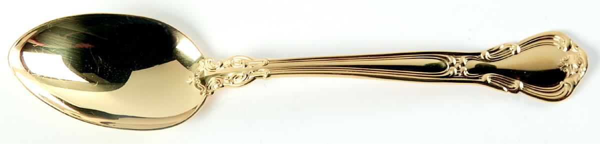 Chantilly-Gold Vermeil (Sterling, 1895) Oval Soup Spoon (Place Size) by Gorham Silver-1