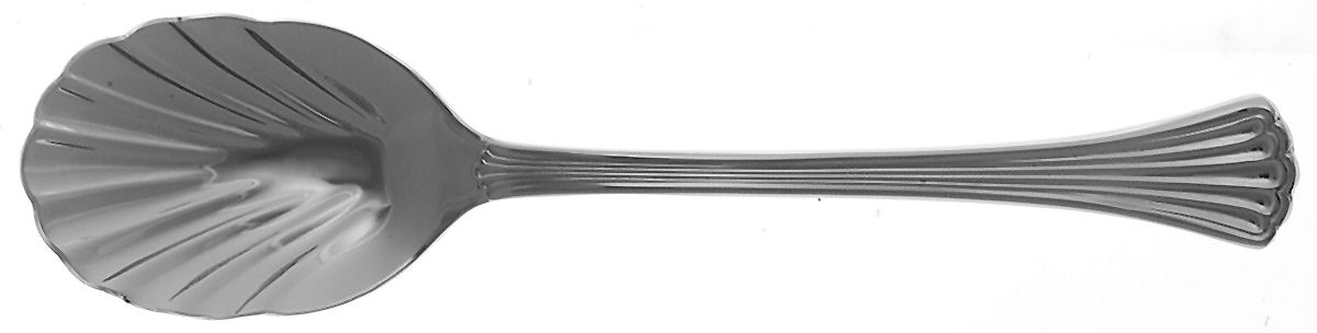 Chandler (Stainless) Sugar Shell Spoon by Gorham Silver-1