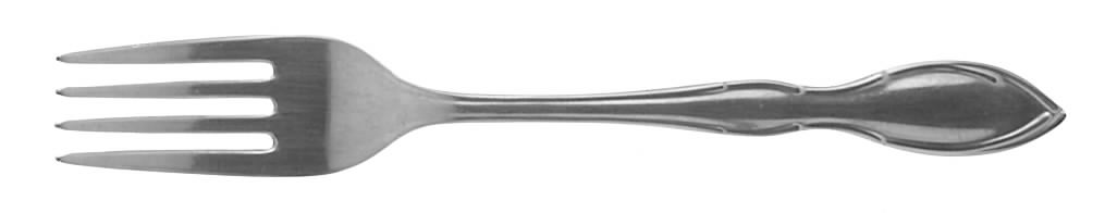 Chanson (Stainless) Individual Salad Fork by Gorham Silver-1