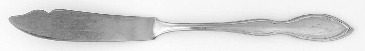 Chanson (Stainless) Flat Handle Master Butter Knife by Gorham Silver-1