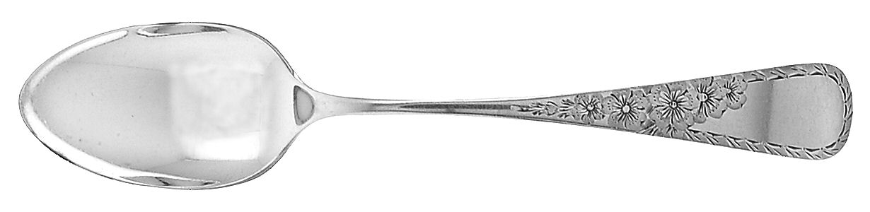 Cherry Blossom-Engraved (Sterlng, 1894) Teaspoon by Gorham Silver-1