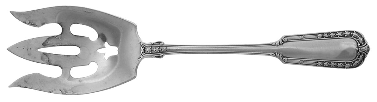 Chesterfield (Sterling, 1908) Solid Salad Serving Fork by Gorham Silver-1