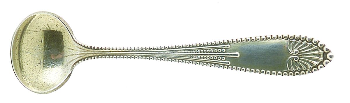 Chippendale (Sterling, 1890) Master Salt Spoon by Gorham Silver-1