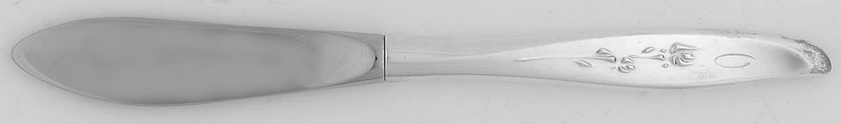 Chapel Rose (Sterling, 1963) Hollow Handle Master Butter Knife by Gorham Silver-1