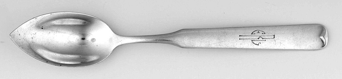 Christina (Sterling) Fruit/Orange Spoon by Gorham Silver-1