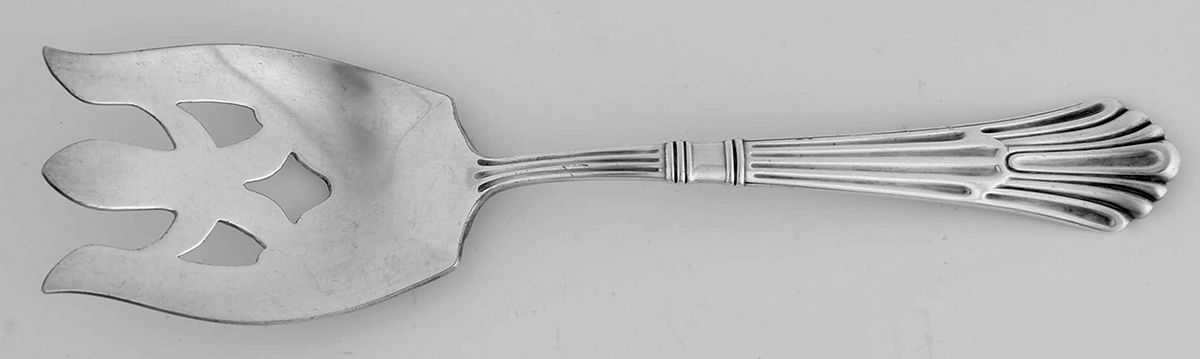 Churchill (Silverplate, 1905) Solid Salad Serving Fork by Gorham Silver-1