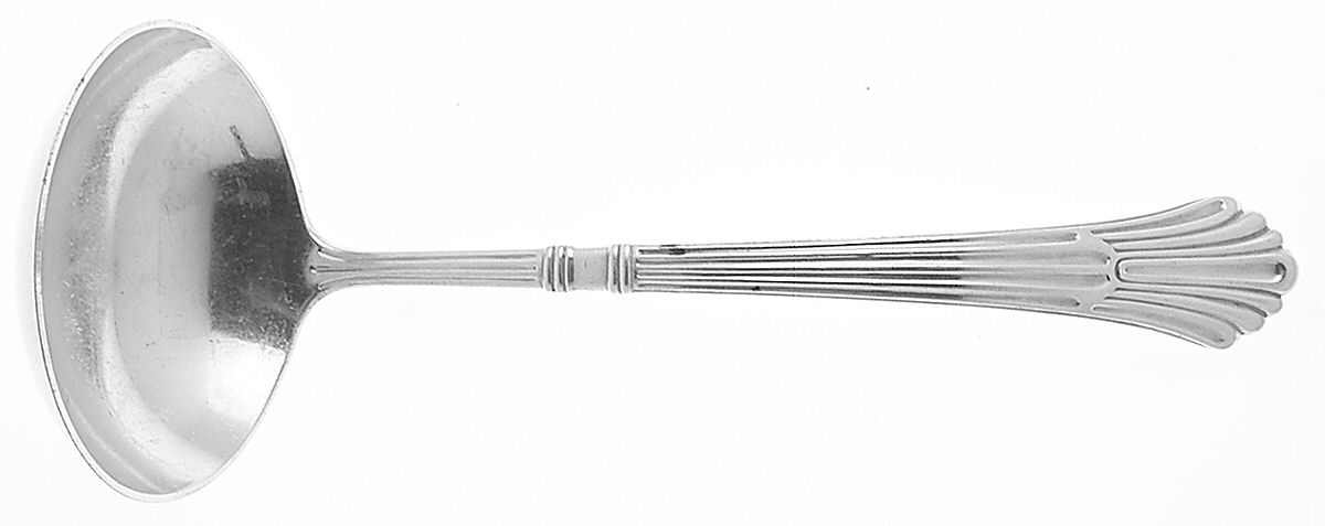 Churchill (Silverplate, 1905) Small Solid Soup Ladle by Gorham Silver-1