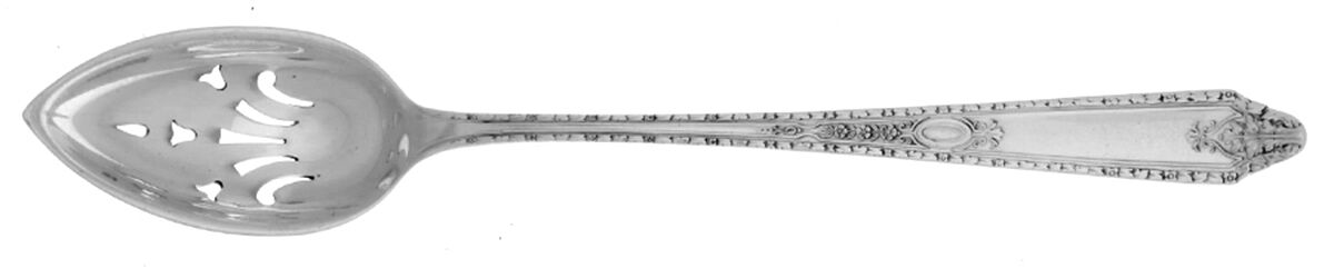 Cinderella (Sterling, 1925) Pierced Bowl Short Handle Olive Spoon by Gorham Silver-1