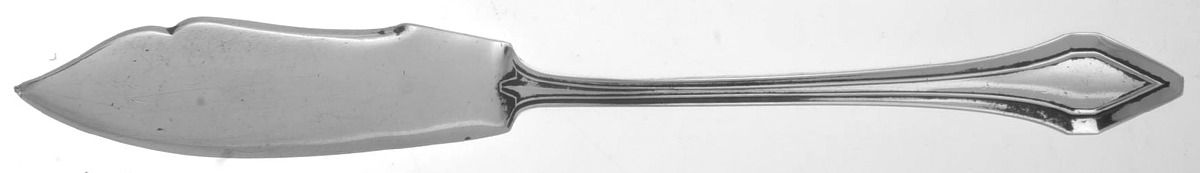 Clermont (Sterling, 1915, No Monograms) Large Flat Handle Master Butter Knife by Gorham Silver-1