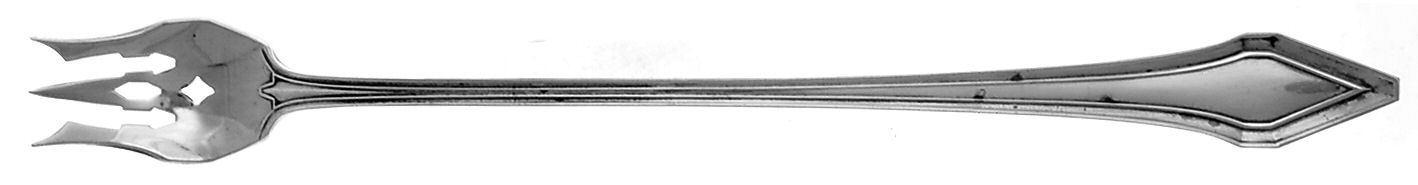 Clermont (Sterling, 1915, No Monograms) Long Handle Pickle/Olive Fork by Gorham Silver-1