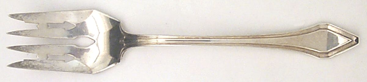 Clermont (Sterling, 1915, No Monograms) Pastry Fork by Gorham Silver-1