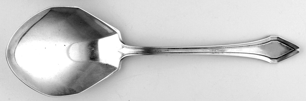 Clermont (Sterling, 1915, No Monograms) Small Solid Salad Servivng Spoon by Gorham Silver-1