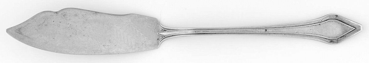 Clermont (Sterling, 1915, No Monograms) Flat Handle Master Butter Knife by Gorham Silver-1