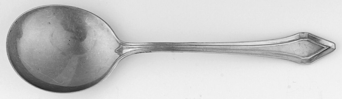 Clermont (Sterling, 1915, No Monograms) Round Bowl Soup Spoon (Gumbo) by Gorham Silver-1