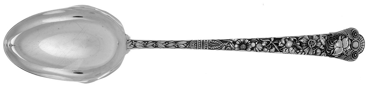 Cluny (Sterling, 1880-1883) Gravy/Dressing Spoon with Button by Gorham Silver-1