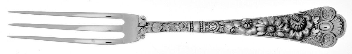 Cluny (Sterling, 1880-1883) Strawberry Fork by Gorham Silver-1