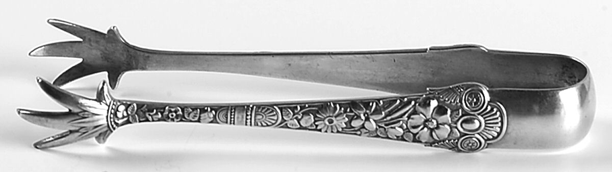 Cluny (Sterling, 1880-1883) Large Sugar Tongs by Gorham Silver-1