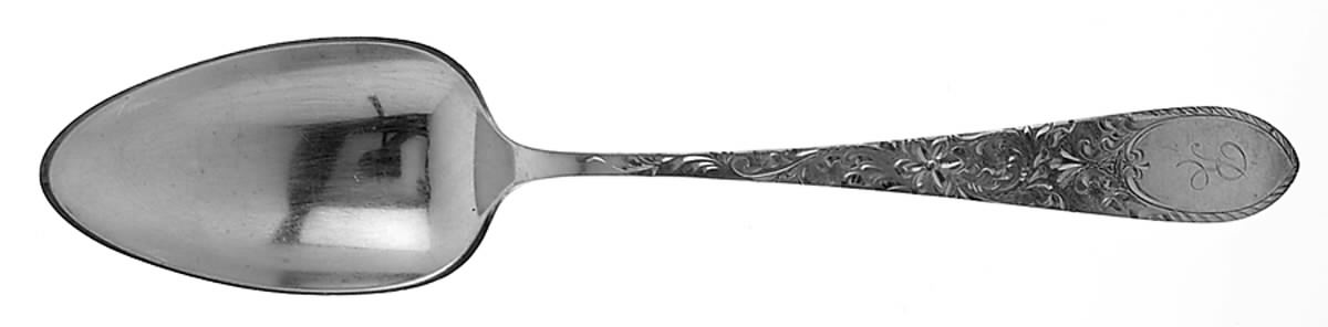Colonial Engraved (Sterling) Tablespoon (Serving Spoon) by Gorham Silver-1