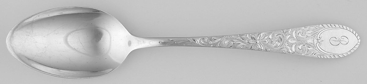 Colonial Engraved (Sterling) Teaspoon by Gorham Silver-1