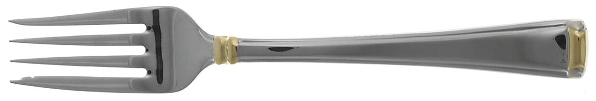 Column Gold (Stainless, Gold Accent) Individual Salad Fork by Gorham Silver-1