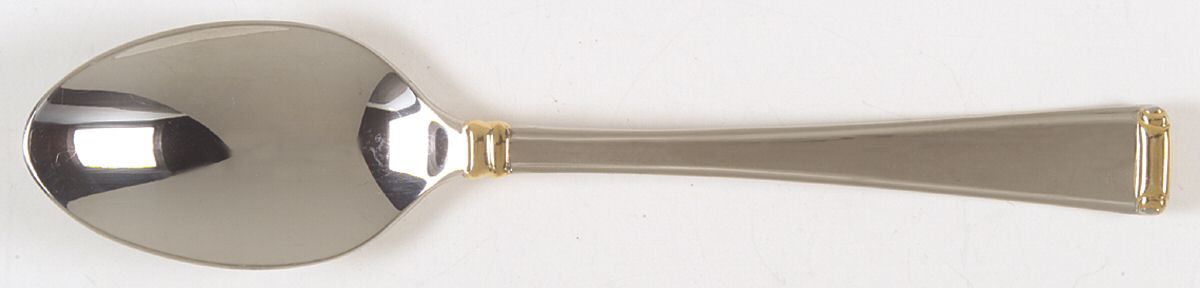 Column Gold (Stainless, Gold Accent) Tablespoon (Serving Spoon) by Gorham Silver-1