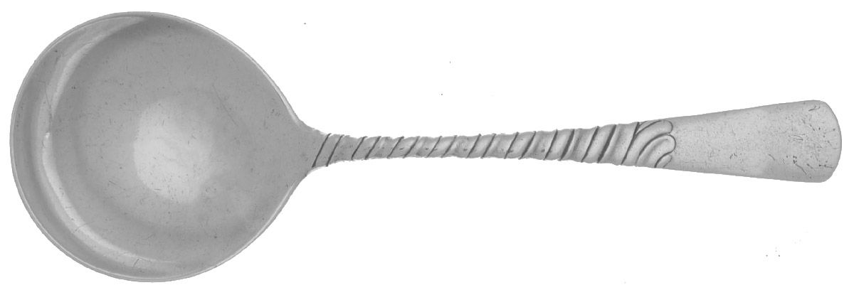 Colonial (Sterling, 1885) Round Bowl Soup Spoon (Bouillon) by Gorham Silver-1