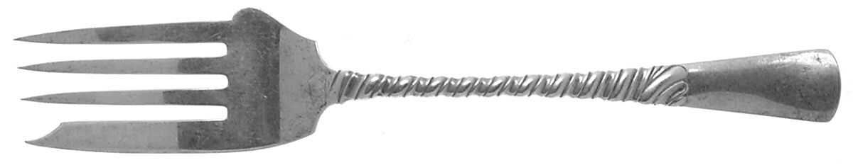 Colonial (Sterling, 1885) Medium Solid Cold Meat Serving Fork by Gorham Silver-1