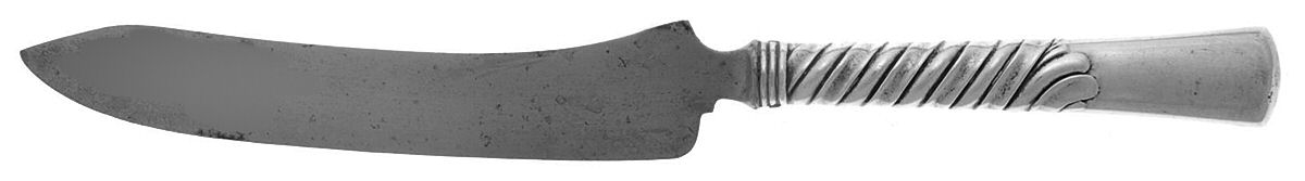Colonial (Sterling, 1885) Small Steak Carving Knife with Stainless Blade by Gorham Silver-1