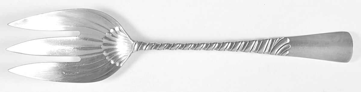 Colonial (Sterling, 1885) Oversize Solid Salad Servng Fork by Gorham Silver-1