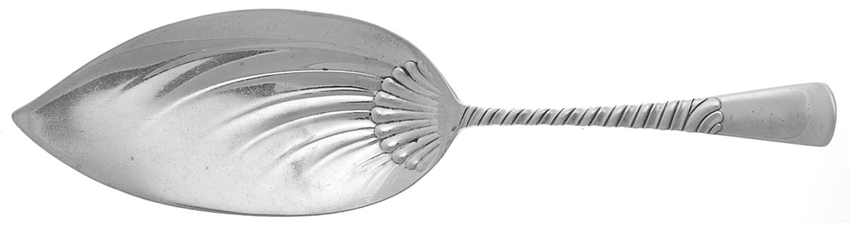 Colonial (Sterling, 1885) Large Solid Fish Serving Knife by Gorham Silver-1